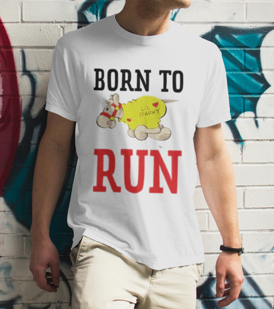 Born To Run Li'l Sparky Retro Cartoon T-Shirt