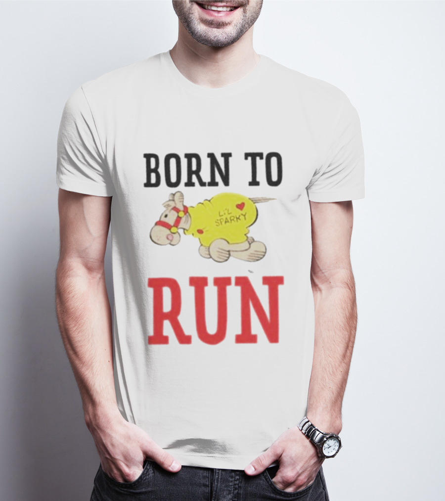 Born To Run Li'l Sparky Retro Cartoon T-Shirt