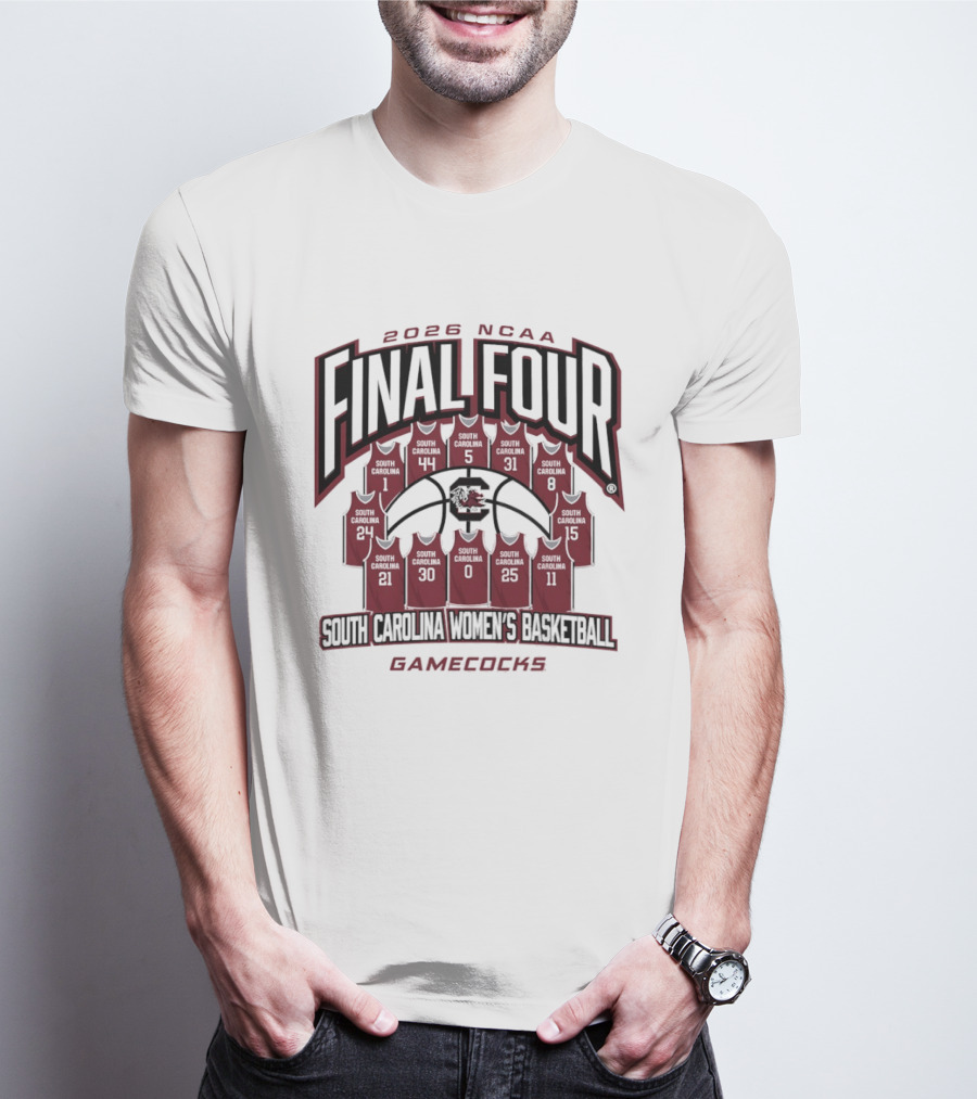 2026 NCAA Final Four South Carolina Gamecocks Women's Basketball T-Shirt