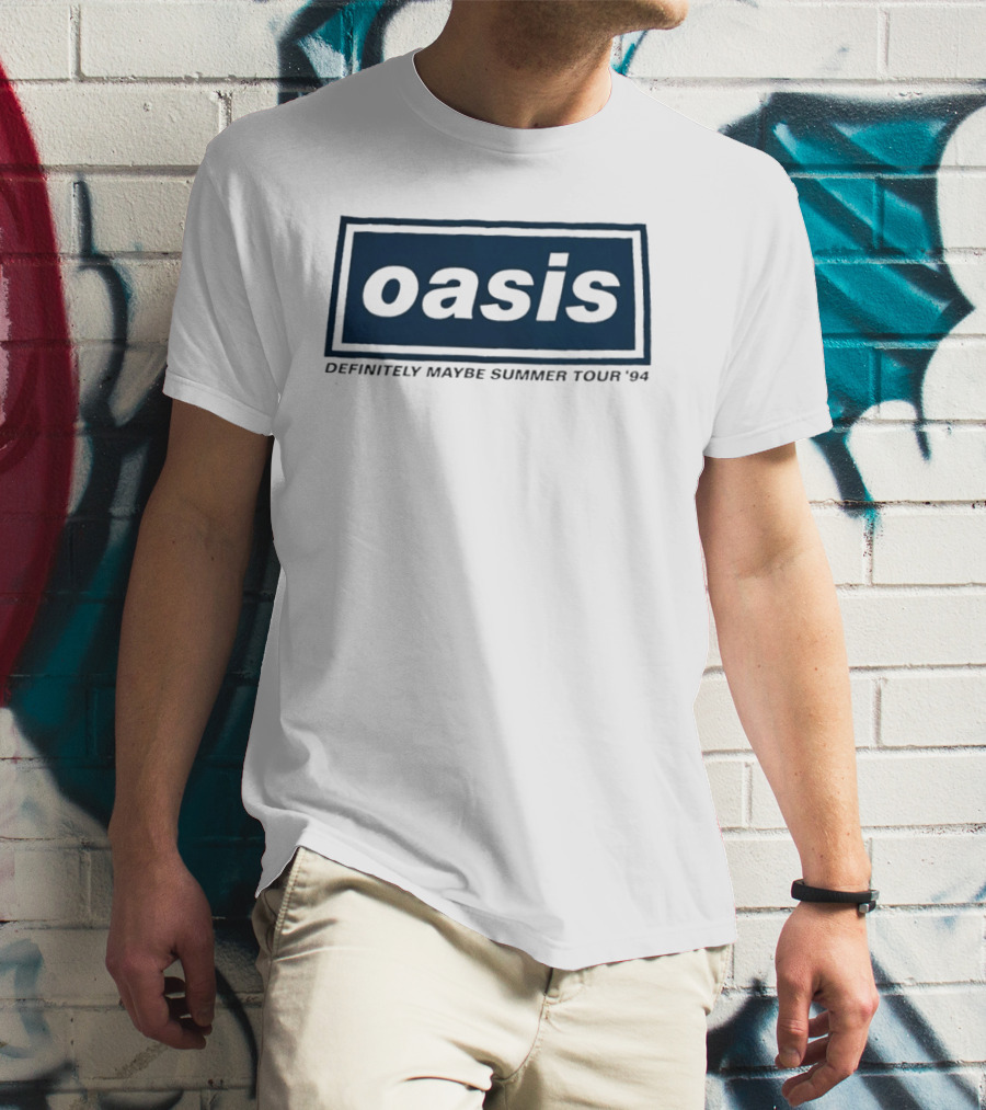 Oasis Definitely Maybe Summer Tour 1994 Vintage Band Memorabilia T-Shirt