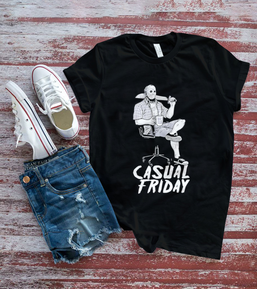 Jason Voorhees No Soi Casual Friday The 13th T-Shirt