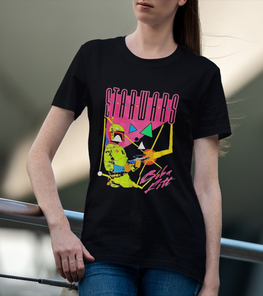 Star Wars Boba Fett Neon T-Shirt