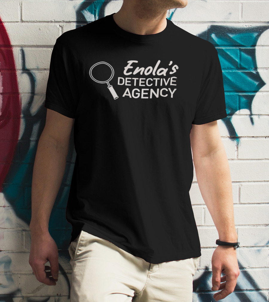 Enola's Detective Agency Magnifying Glass T-Shirt