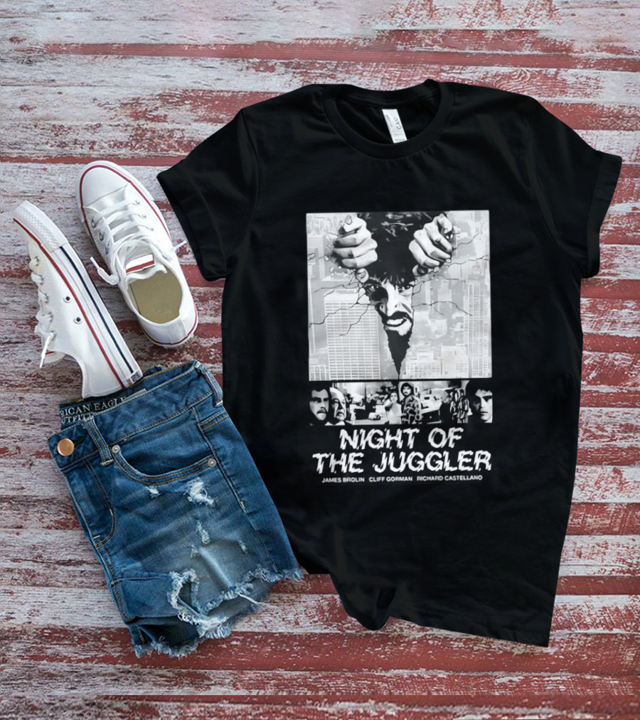 Night Of The Juggler James Brolin Cliff Gorman Richard Castellano Hands Cityscape T-Shirt