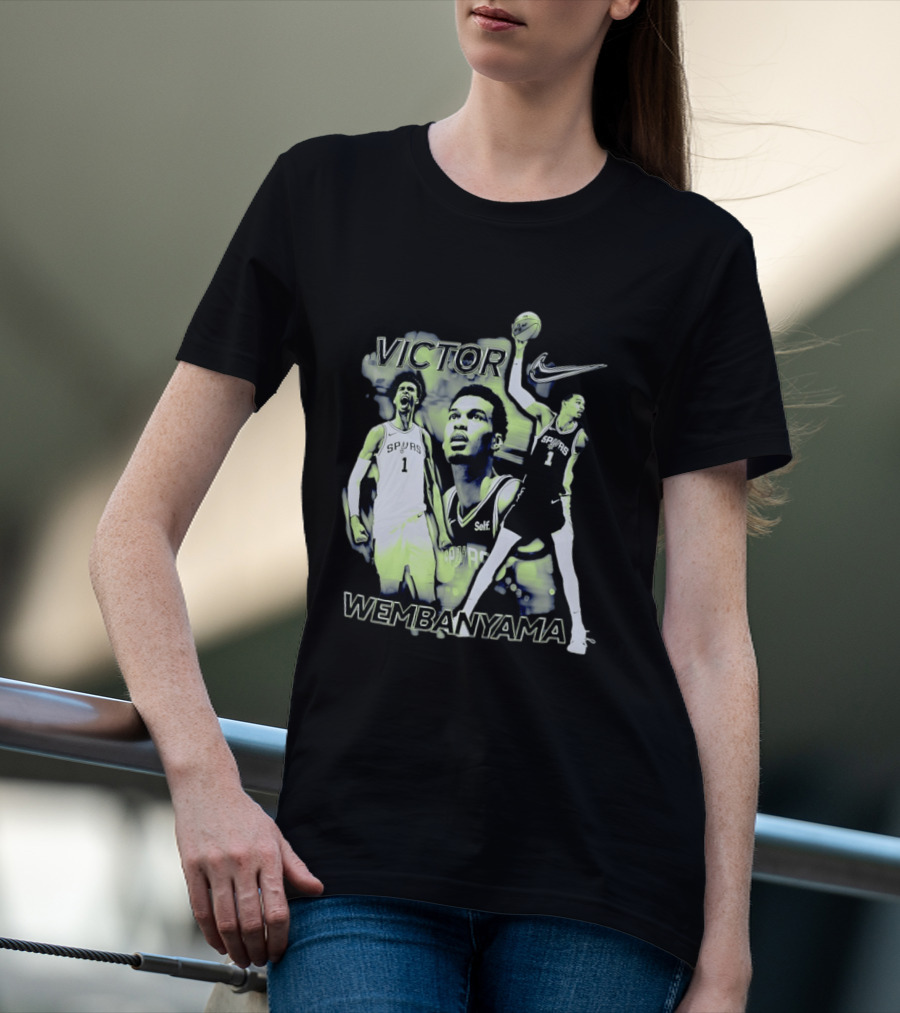 Victor Wembanyama San Antonio Spurs Nike Basketball T-Shirt