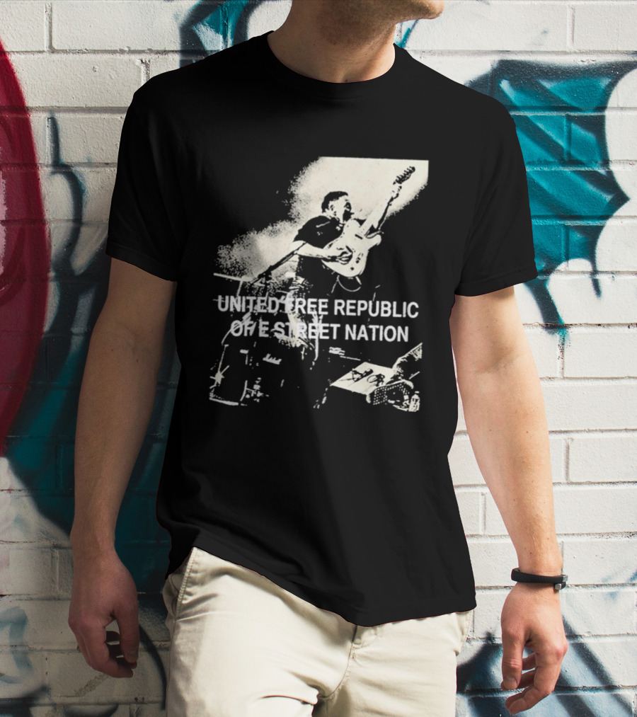 Bruce Springsteen 2026 Land Of Hope And Dreams American Tour United Free Republic One Street Nation T-Shirt