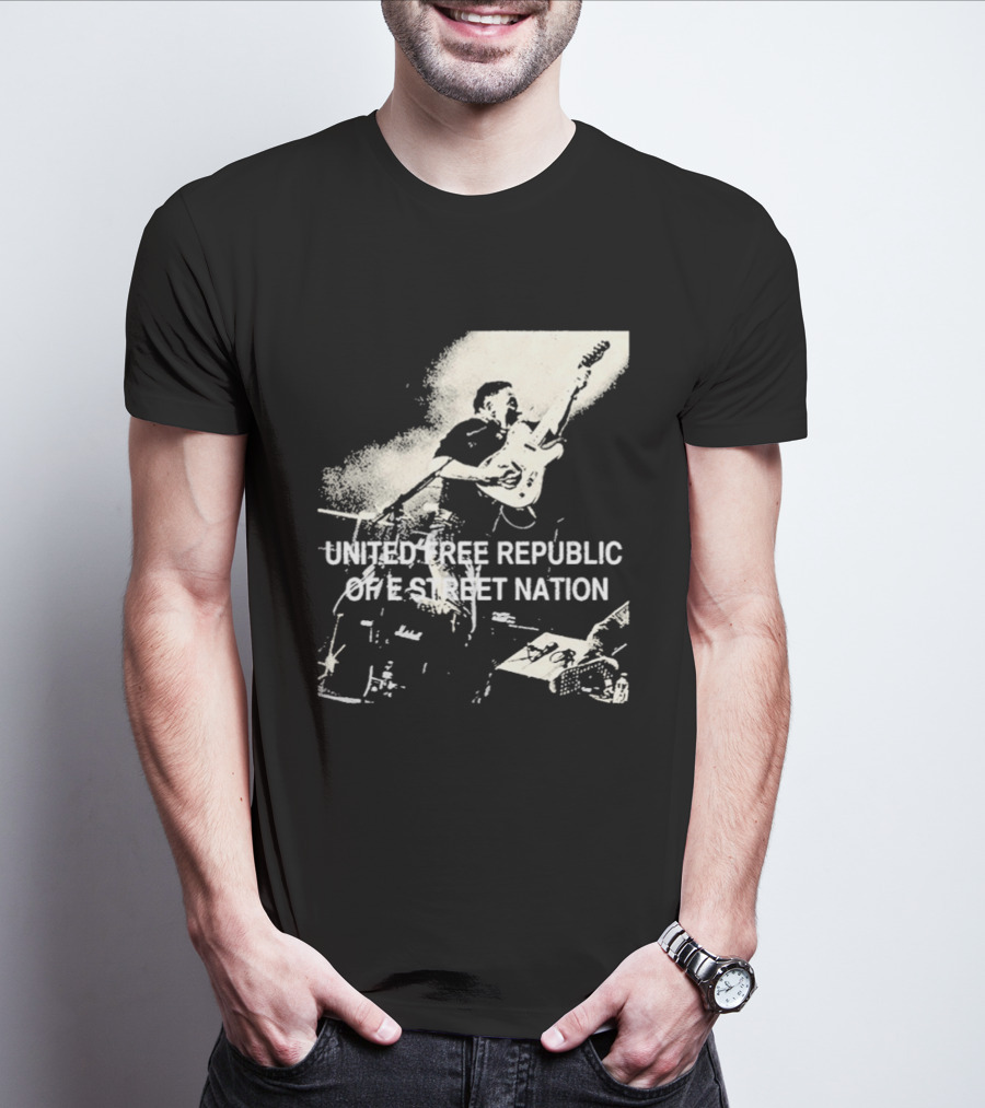 Bruce Springsteen 2026 Land Of Hope And Dreams American Tour United Free Republic One Street Nation T-Shirt