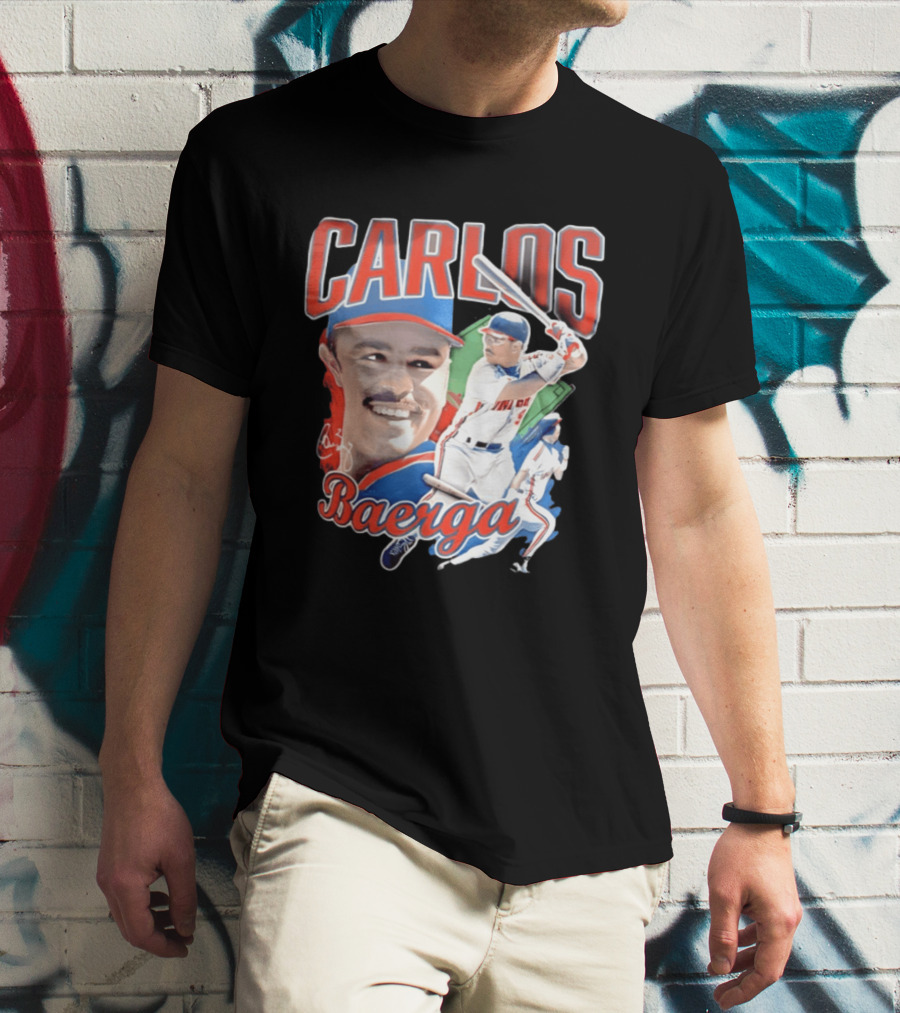 Carlos Baerga Cleveland Indians Baseball Player Print T-Shirt