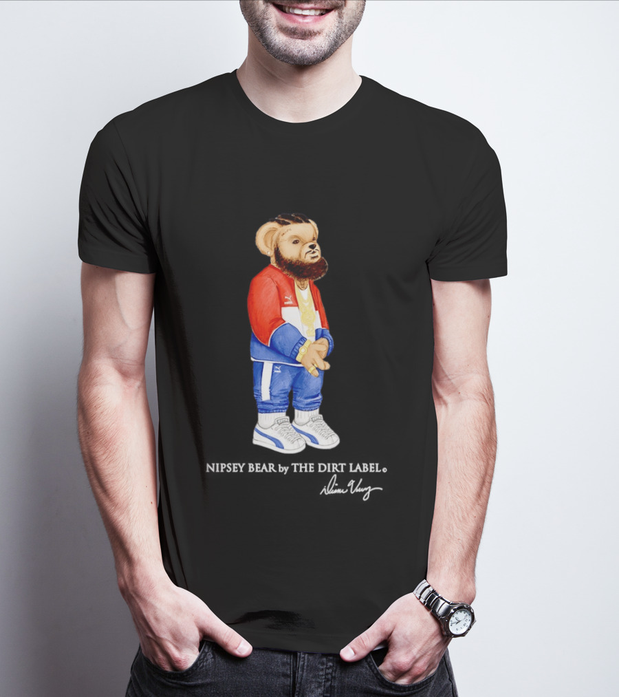 Nipsey Bear Puma Tracksuit By The Dirt Label T-Shirt