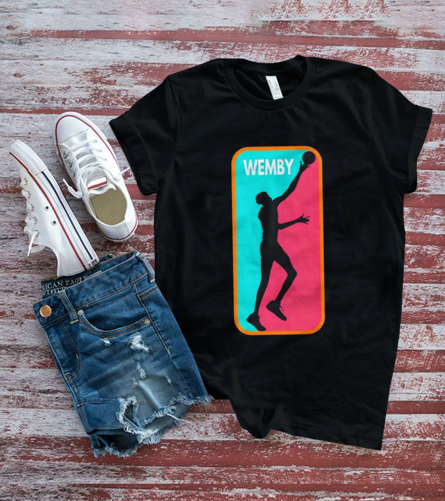 Victor Wembanyama Wemby Silhouette San Antonio Spurs NBA Basketball T-Shirt