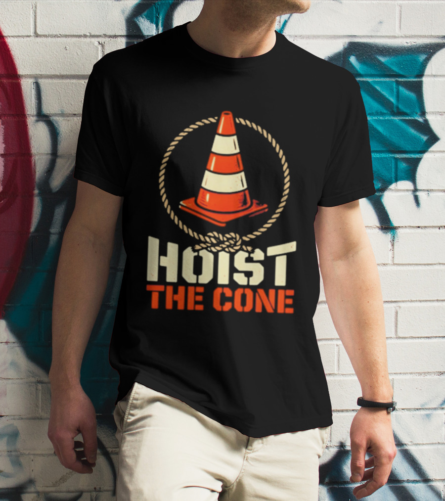 Pittsburgh Pirates Hoist The Cone Rope Traffic Cone T-Shirt
