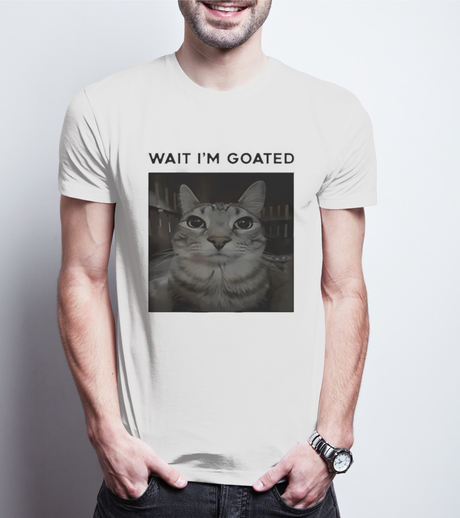 Wait I'm Goated Cat T-Shirt