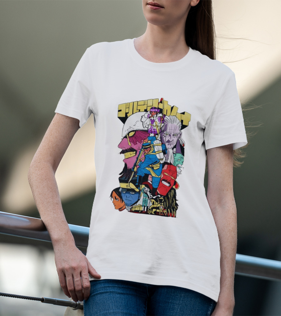 Golden Kamuy Manga Characters Collage T-Shirt