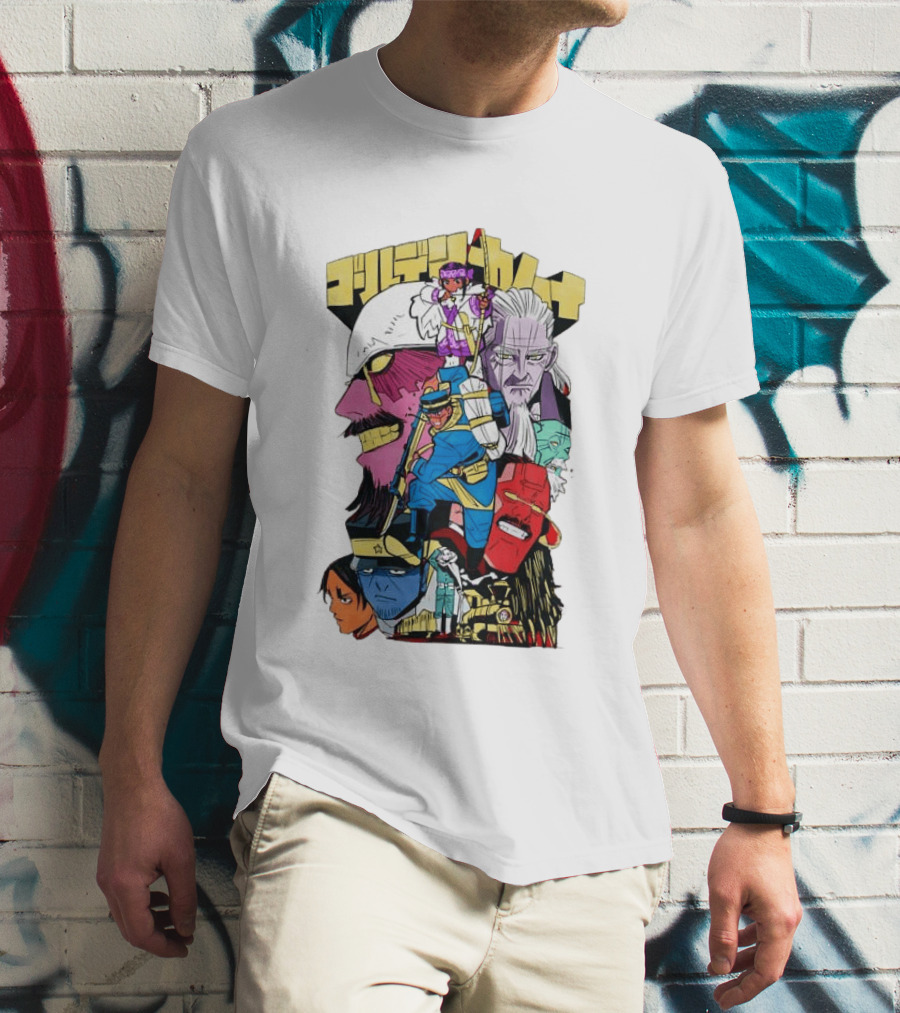 Golden Kamuy Manga Characters Collage T-Shirt