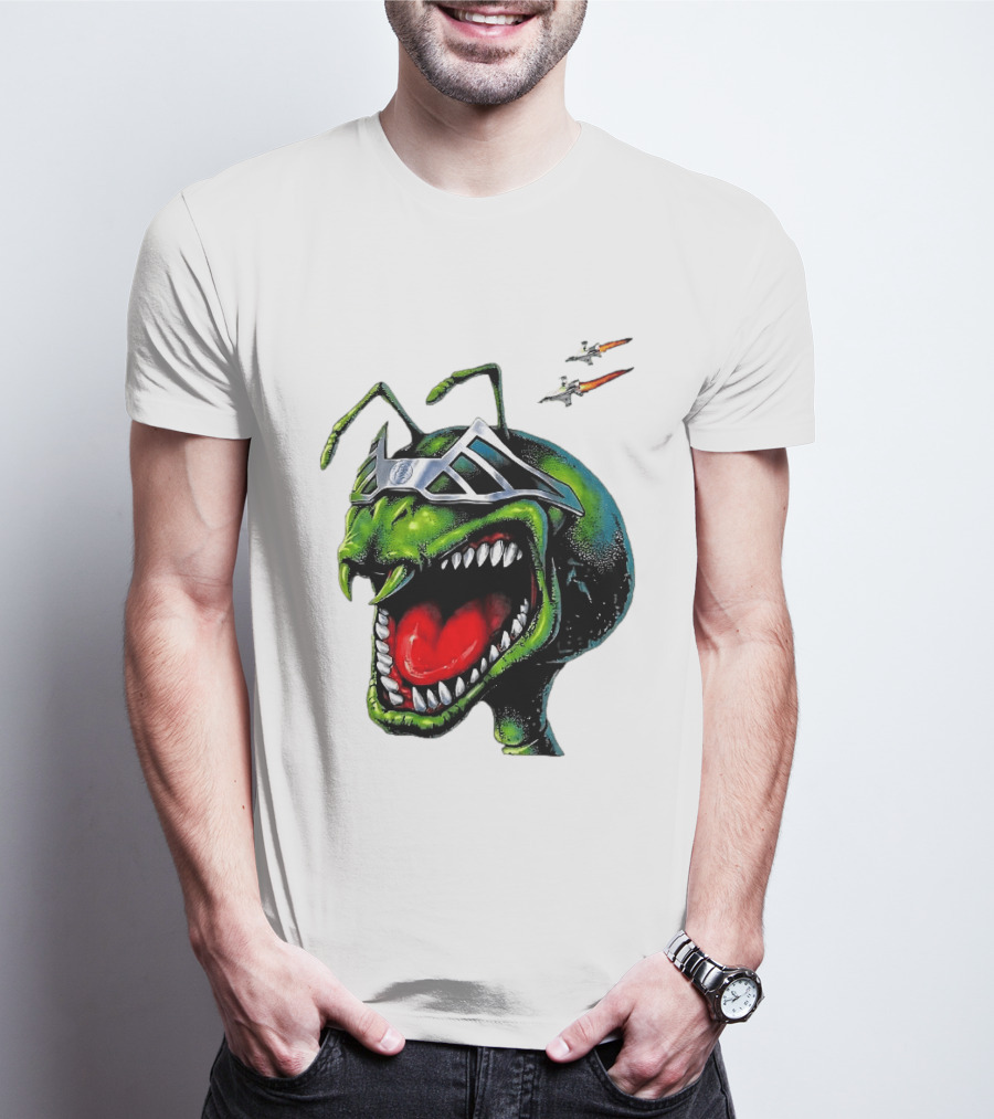 Hellstar Anthony Edwards Ant Man Alien Creature With Sunglasses And Spacecrafts T-Shirt