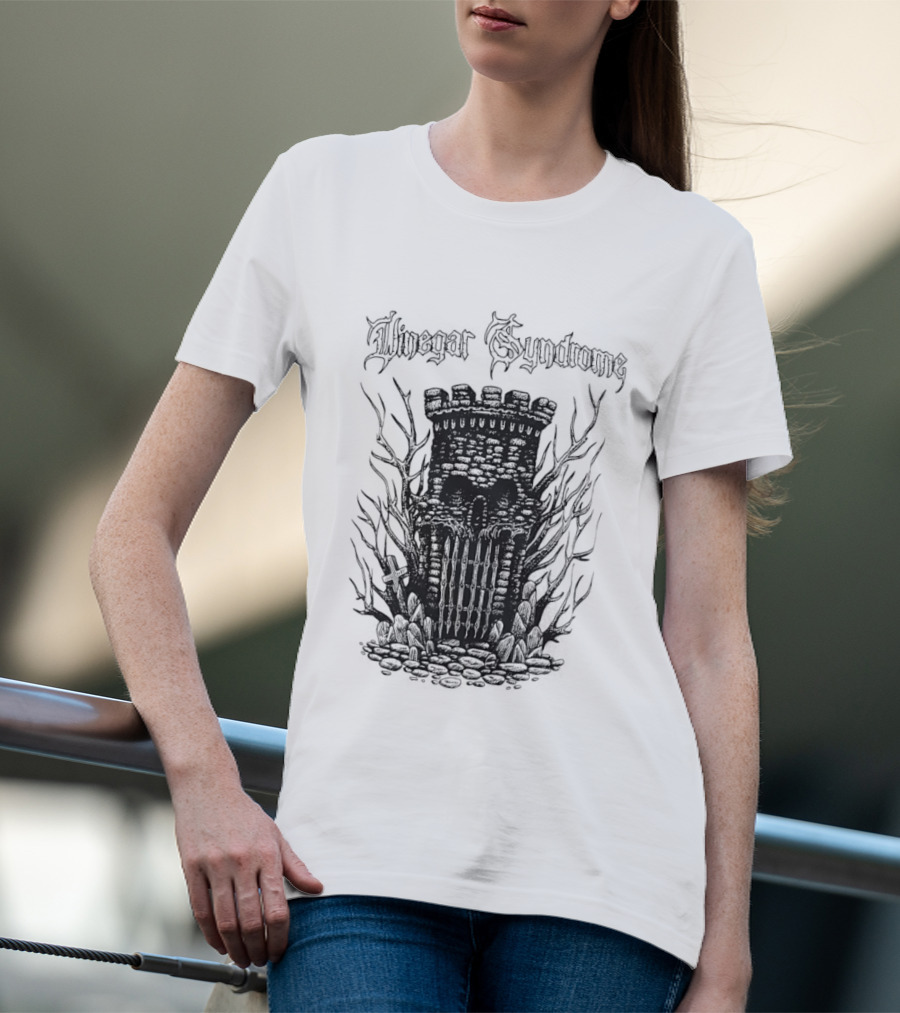 Vinegar Syndrome Castle Gate Gothic Tower T-Shirt