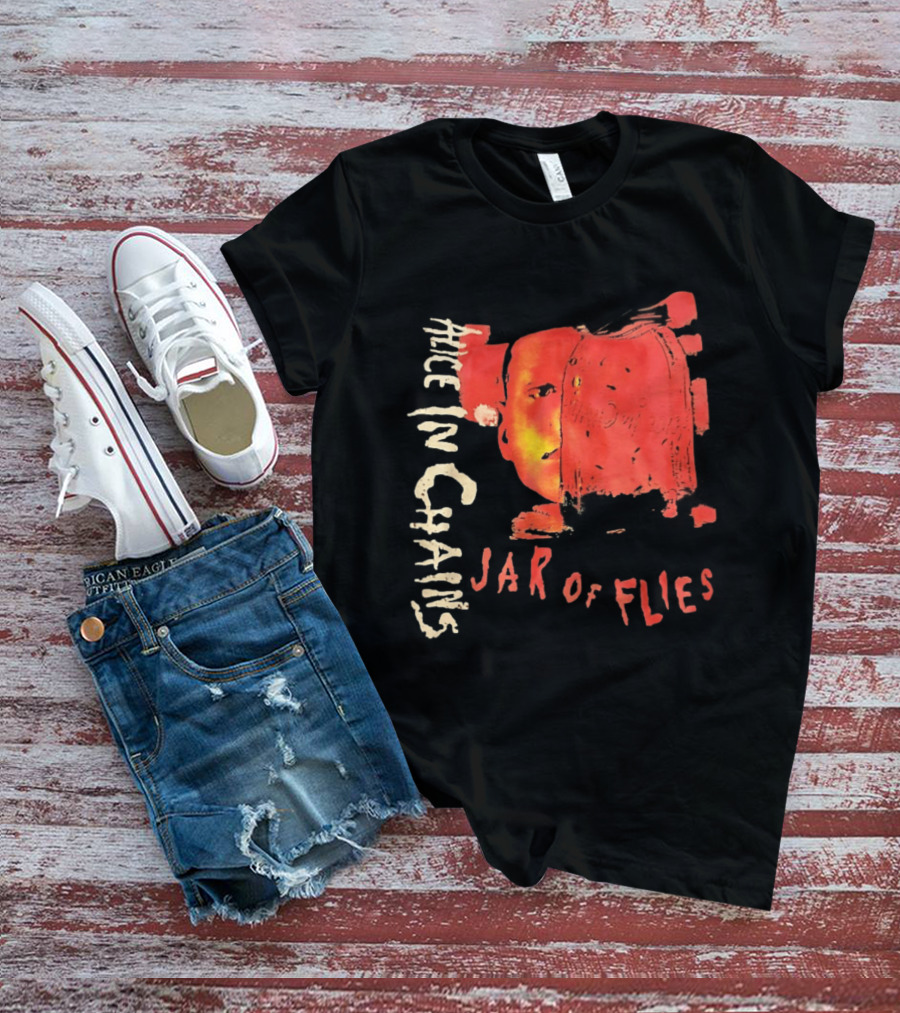 Alice In Chains Jar Of Flies Album Art Face T-Shirt