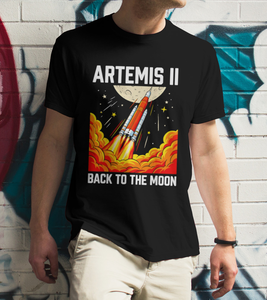 Artemis II Moon Mission Rocket Launch Back To The Moon T-Shirt