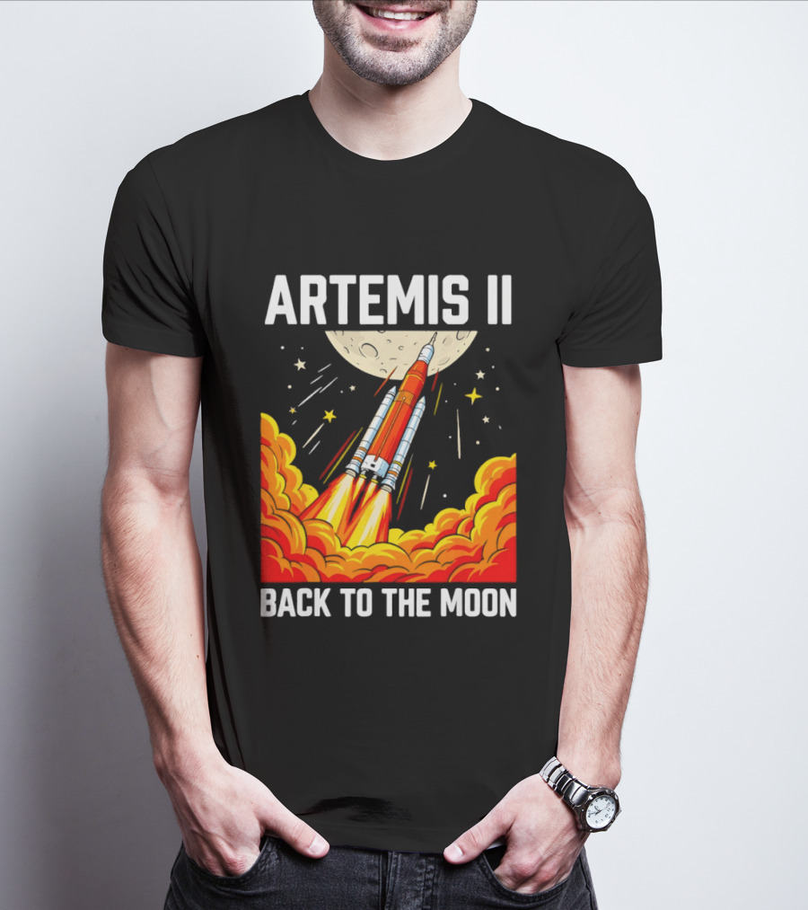 Artemis II Moon Mission Rocket Launch Back To The Moon T-Shirt