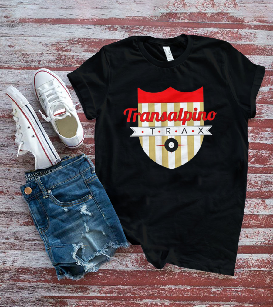 Transalpino Trax Shield Stripes And Record T-Shirt