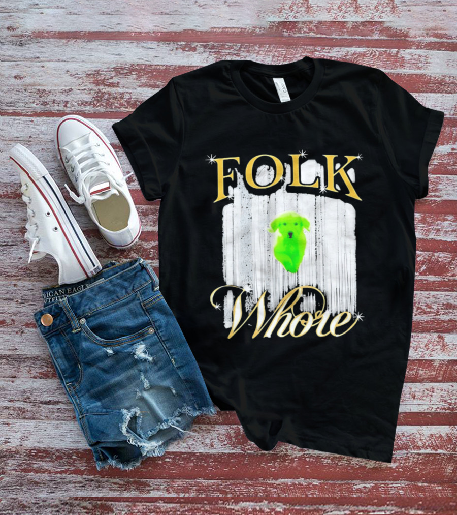 Green Dog Folk Whore T-Shirt