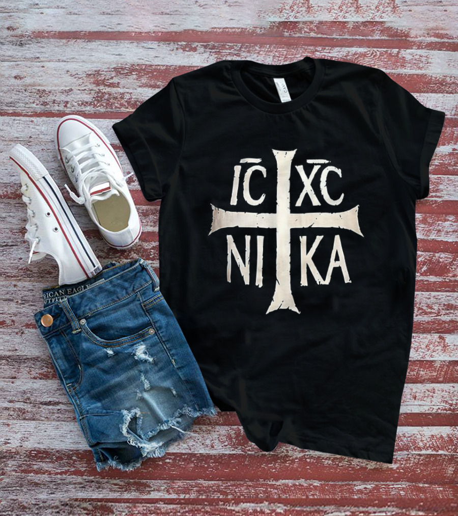 IC XC NI KA Orthodox Christian Symbol Cross T-Shirt