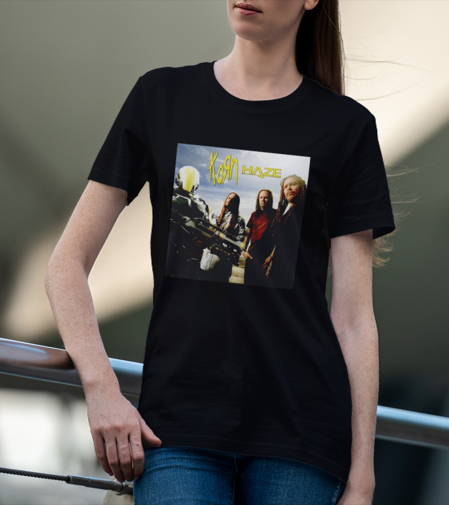 Korn Haze Band Members With Sci Fi Armor T-Shirt
