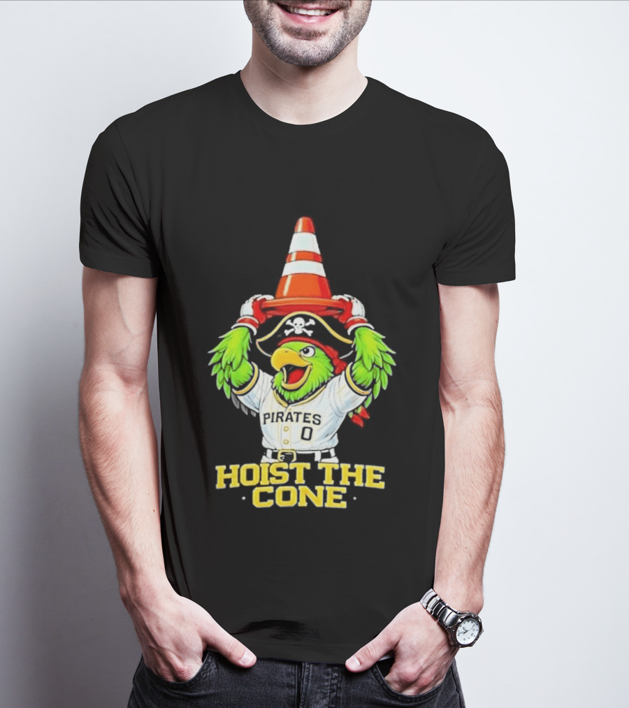 Pirate Parrot Hoist The Cone Pittsburgh Pirates Baseball 2026 T-Shirt