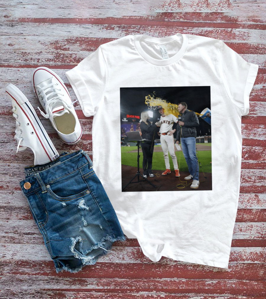 Daniel Susac Interview Oracle Park San Francisco Giants Celebration Moment T-Shirt
