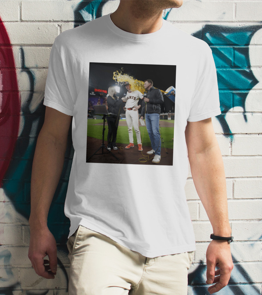 Daniel Susac Interview Oracle Park San Francisco Giants Celebration Moment T-Shirt