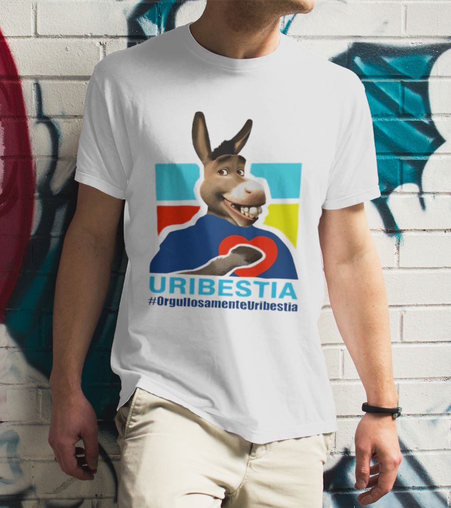 Donkey From Shrek Uribestia OrgullosamenteUribestia Hashtag T-Shirt