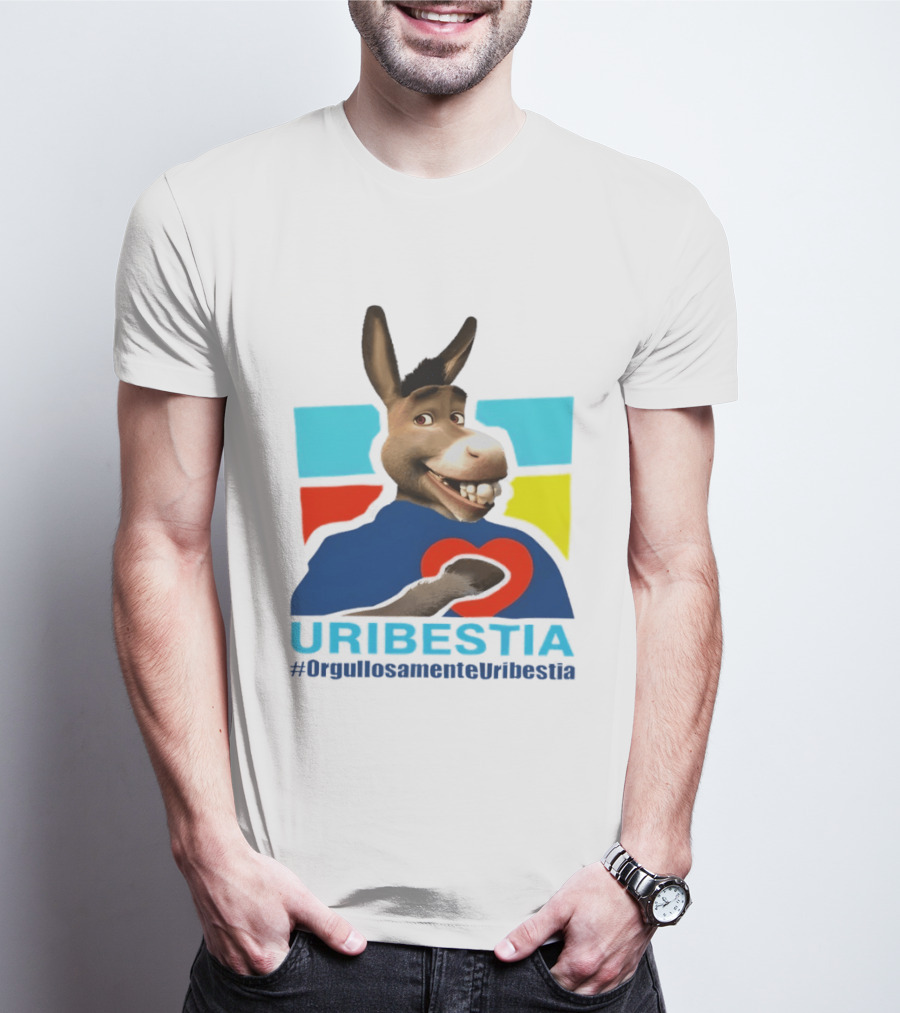 Donkey From Shrek Uribestia OrgullosamenteUribestia Hashtag T-Shirt