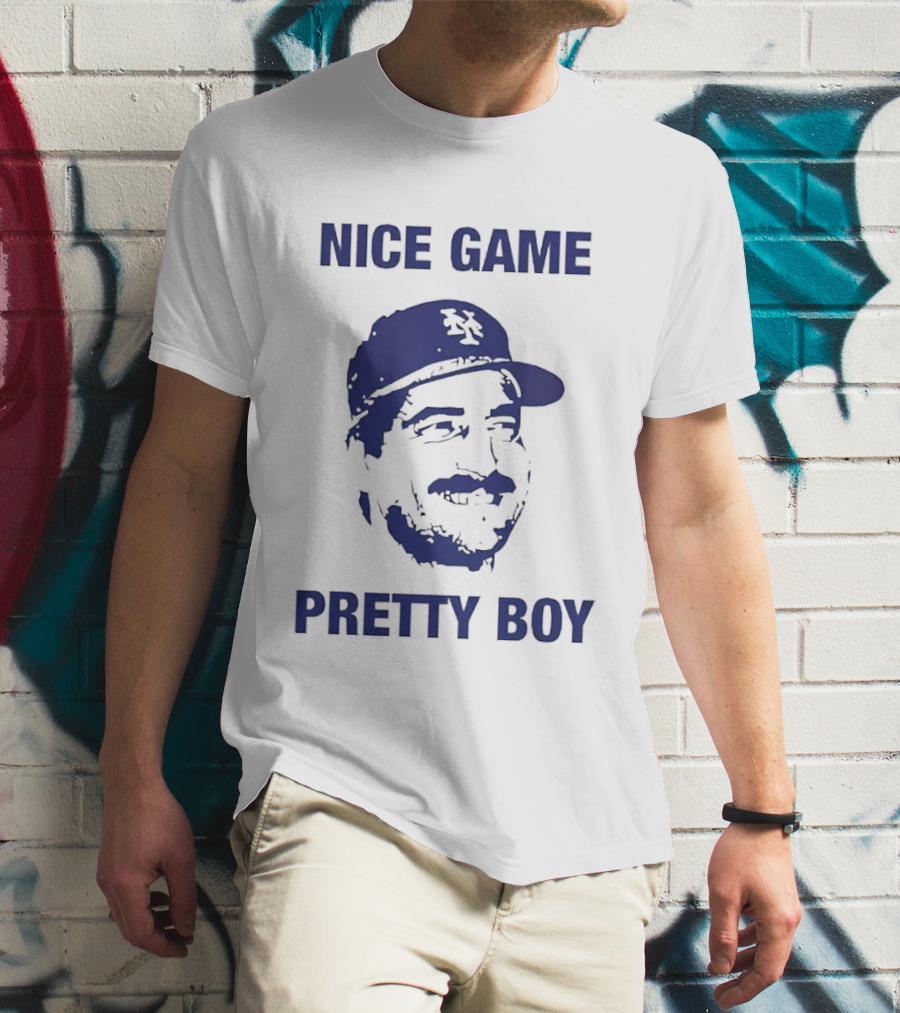 Nice Game Pretty Boy Keith Hernandez New York Mets Villain Line T-Shirt