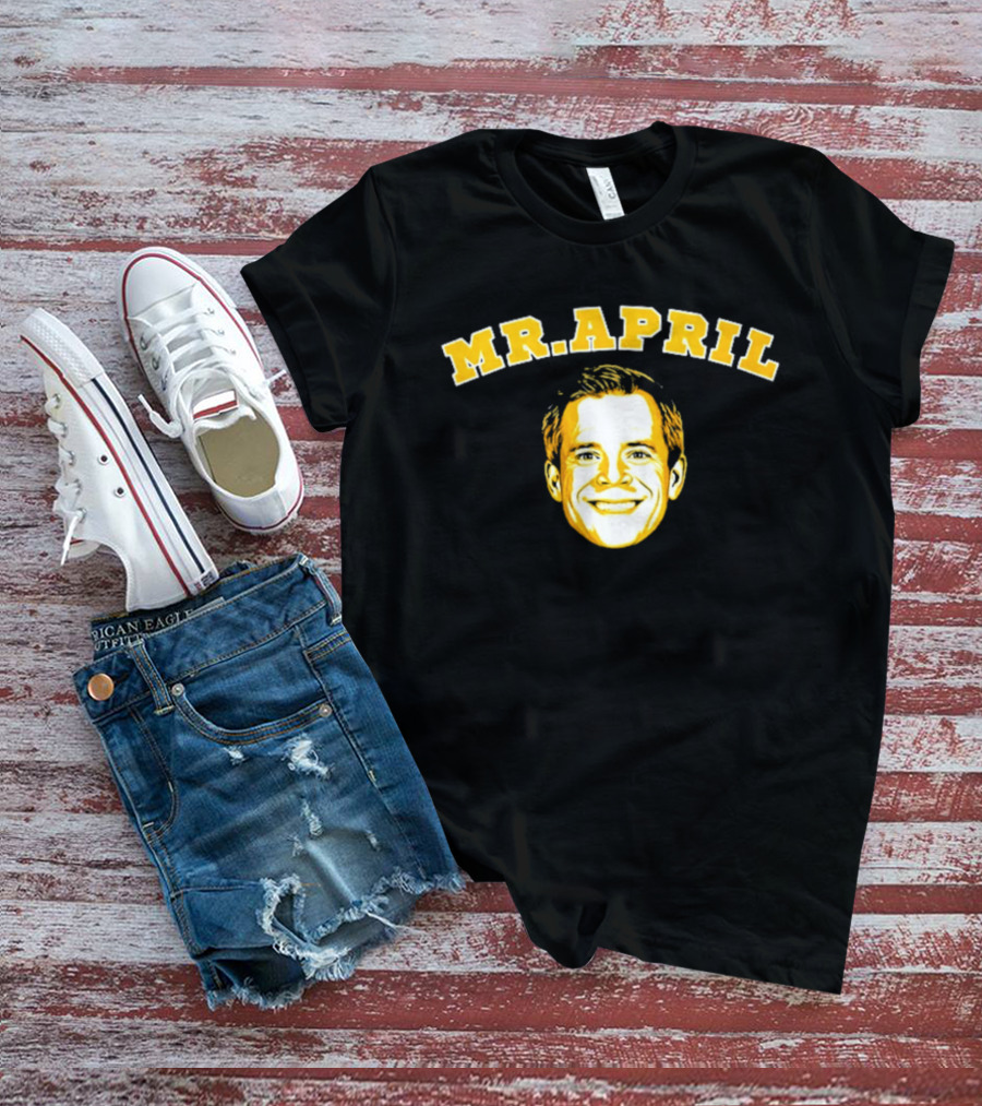Michigan Wolverines Mr. April Big Head T-Shirt