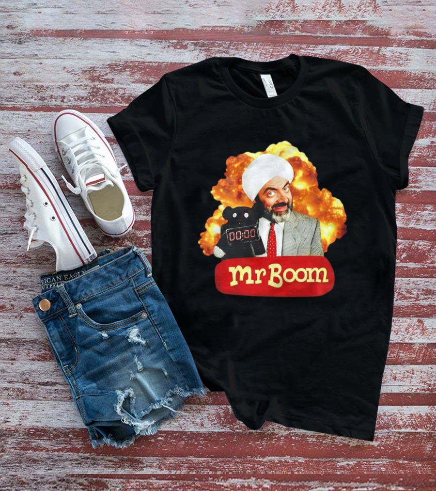 Mr Boom Meme Explosion Countdown Teddy T-Shirt