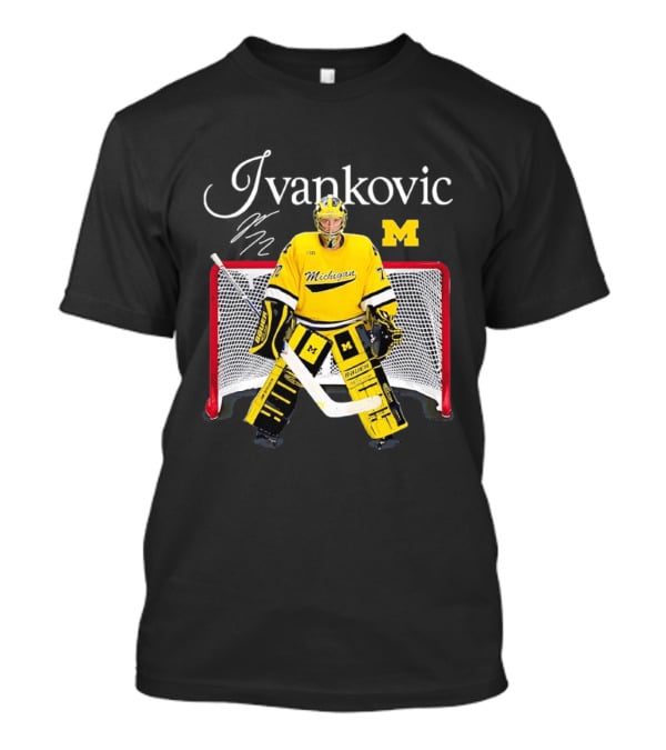 Ivankovic Michigan Wolverines Hockey 2026 T-Shirt