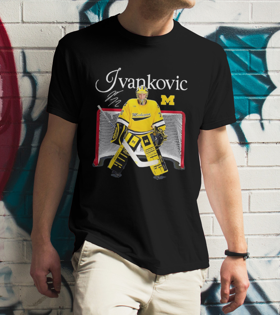 Ivankovic Michigan Wolverines Hockey 2026 T-Shirt