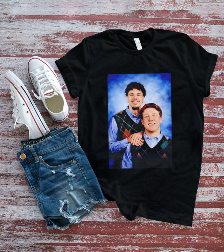 Jared Goff Amon Ra St Brown Step Brothers Detroit Lions T-Shirt