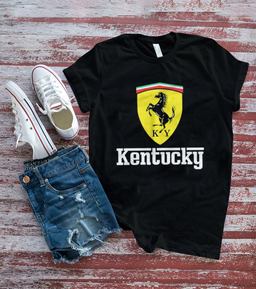 Kentucky Horsepower Ferrari T-Shirt