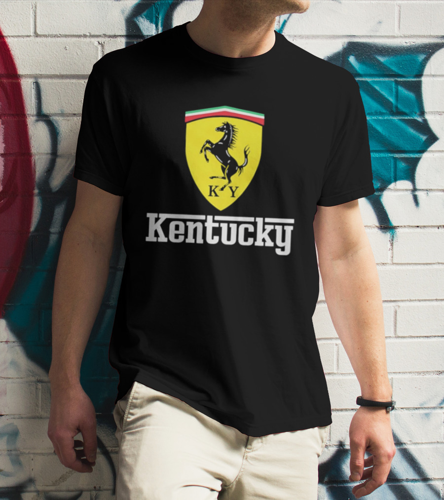 Kentucky Horsepower Ferrari T-Shirt