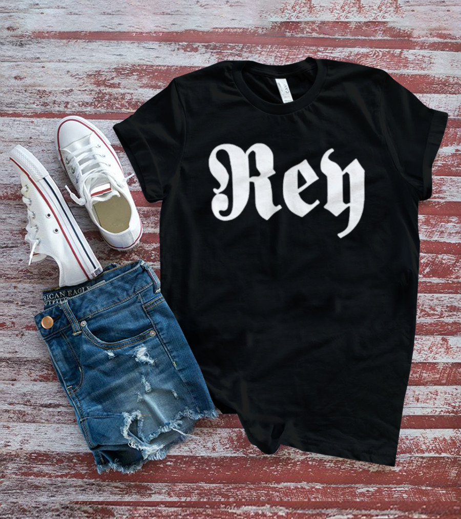 Rey Mysterio Hey Gothic Font T-Shirt