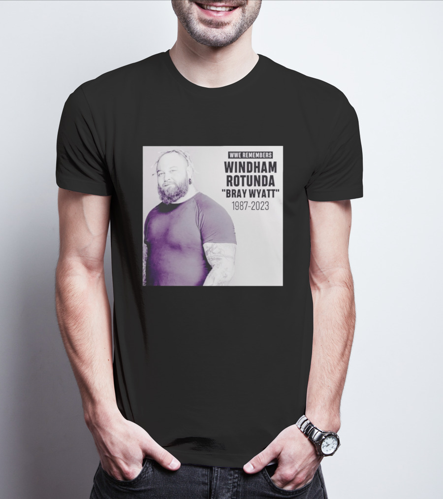 WWE Remembers Windham Rotunda Bray Wyatt 1987 2023 T-Shirt