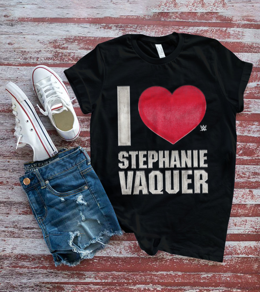 I Heart Stephanie Vaquer Enthusiast Passion W Red Heart T-Shirt