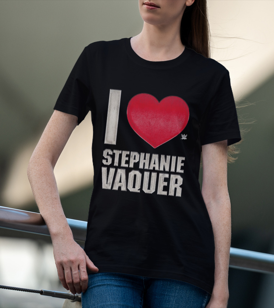 I Heart Stephanie Vaquer Enthusiast Passion W Red Heart T-Shirt