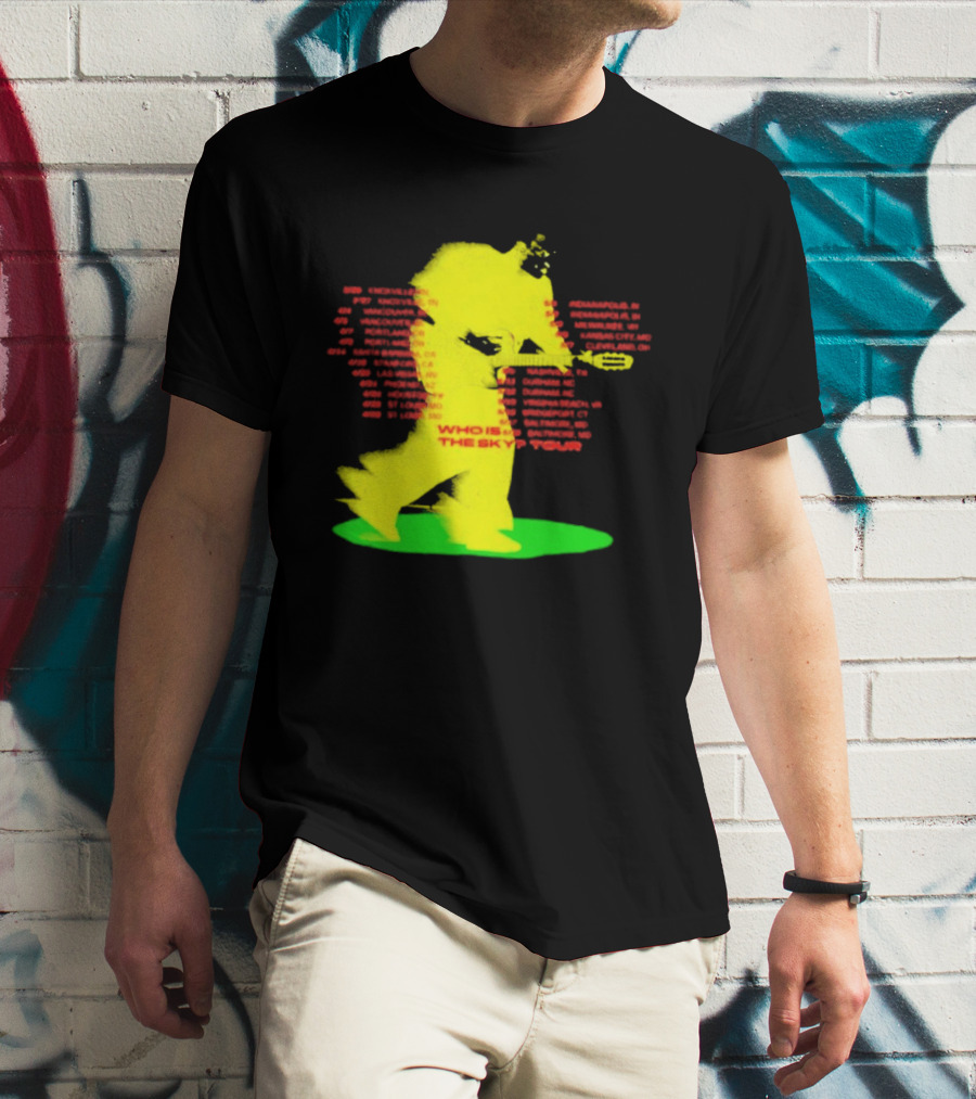 Who Is The Sky Tour With Astronaut Silhouette And Tour Dates T-Shirt