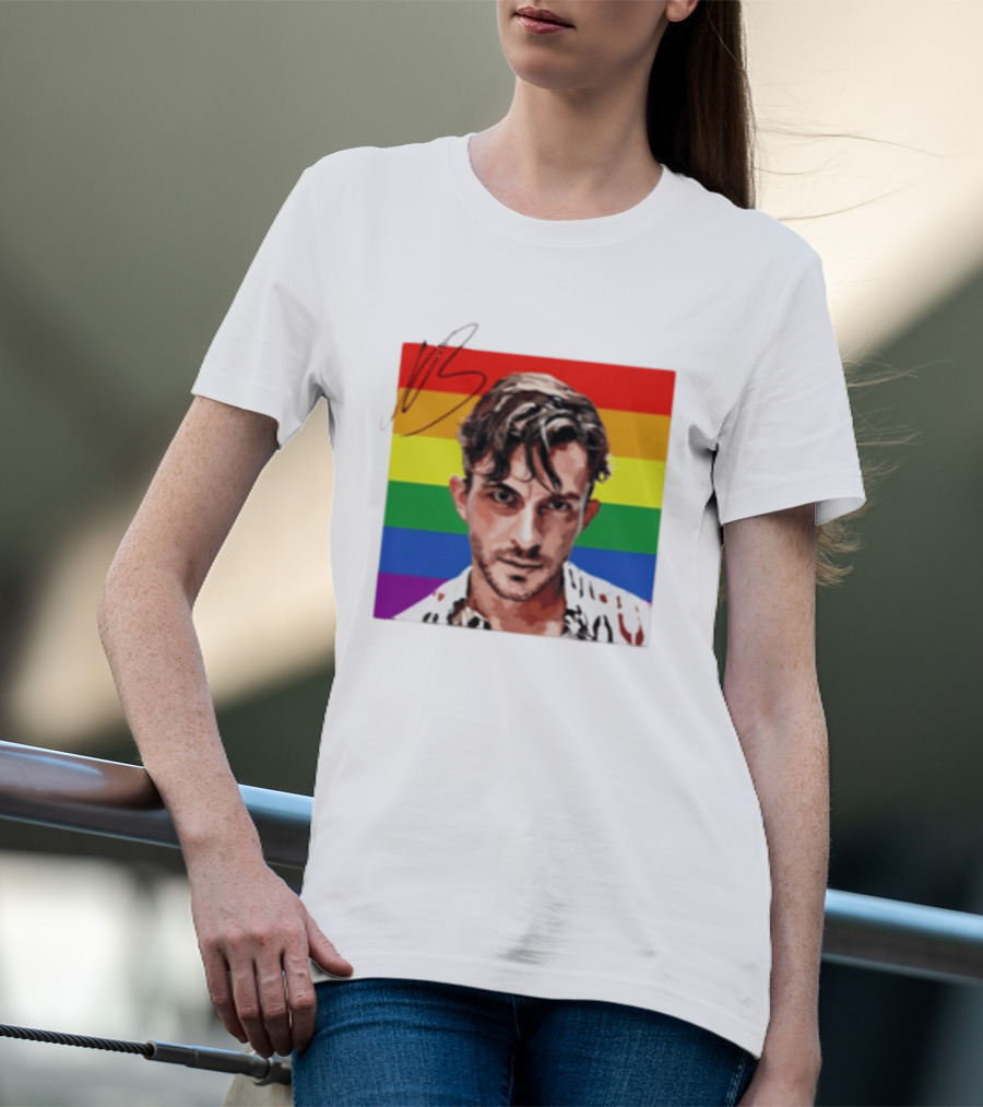 Jonathan Bailey LGBTQ+ Rainbow T-Shirt