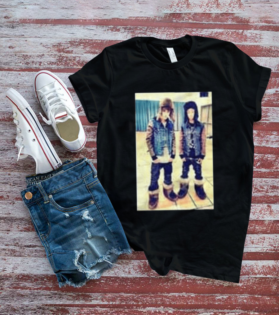 Justin Bieber Jaden Smith Never Say Never Denim And Fur Outfits T-Shirt