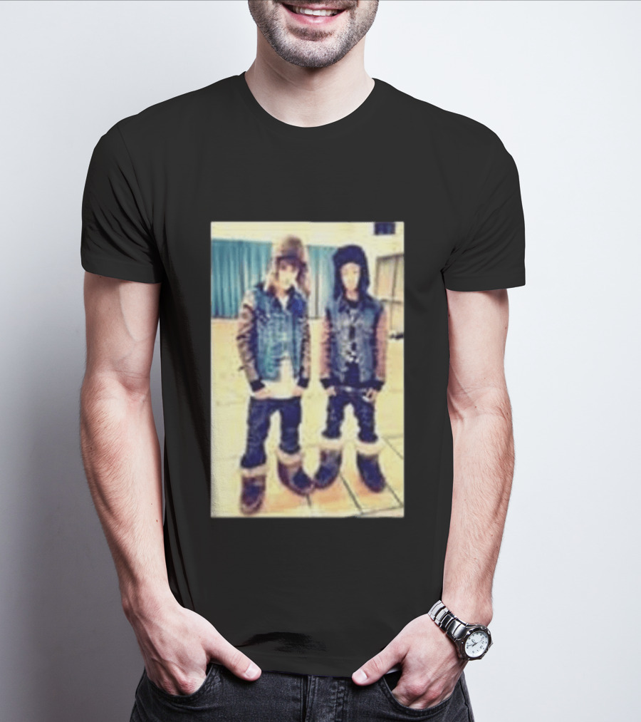 Justin Bieber Jaden Smith Never Say Never Denim And Fur Outfits T-Shirt