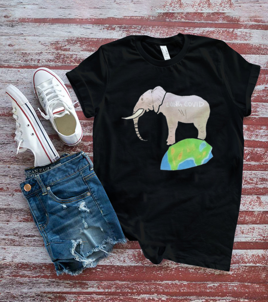 Elephant Long Covid Earth T-Shirt