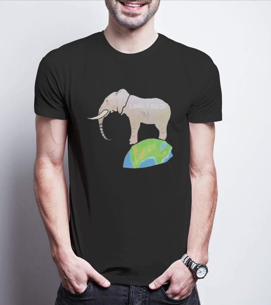 Elephant Long Covid Earth T-Shirt